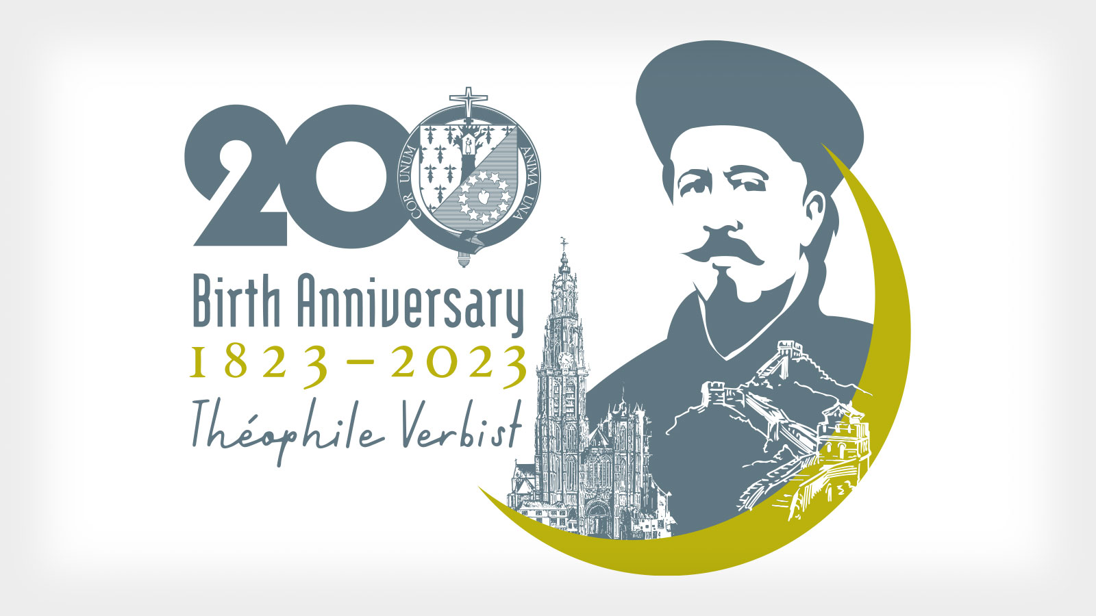 The Logo to Honor the 200th Birth Anniversary of Father Théophile Verbist